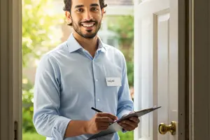        البائعون من الباب للباب     